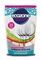 Ecozone Brilliance Dishwasher Tabs 25 tablets Cheap