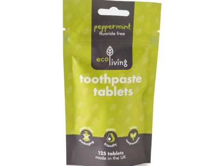 Ecoliving Toothpaste Tablets Fluoride Free - 125 tablets Hot on Sale