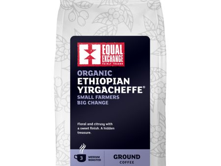 Equal Exchange Org & Fair Trade Ethiopian Yirgacheffe Roast & Ground Coffee 200g Hot on Sale