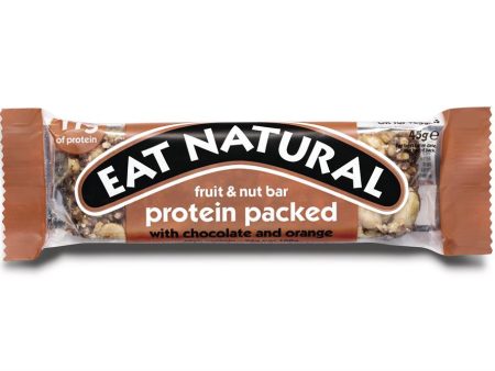 Eat Natural Protein Packed Choc Orange Bar 40g on Sale