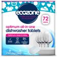 Ecozone Optimum all-in-one Dishwasher Tablets - 72 Tablets Online Hot Sale