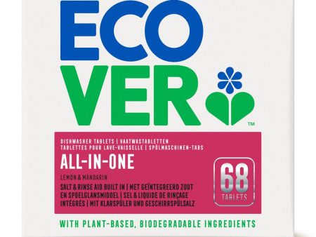 Ecover All in One Dishwasher Tablets 68 tablets For Cheap