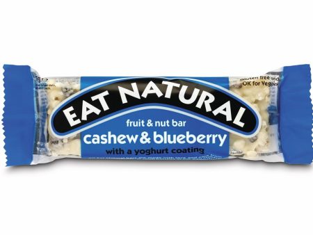 Eat Natural Blueberries Cashews & Yoghurt Coating bar 40g For Discount