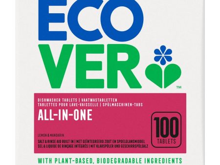 Ecover Dishwasher Tablets AiO XL 100 tabs For Discount