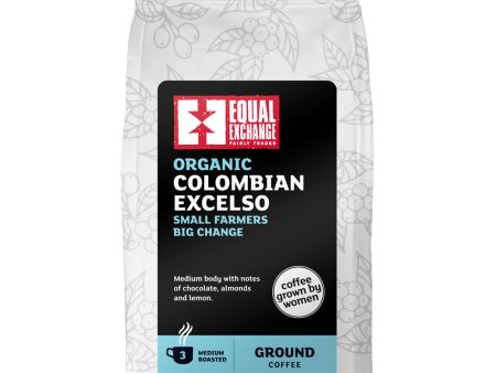 Equal Exchange Organic & Fair Trade Colombian Excelso Roast & Ground Coffee 200g Supply