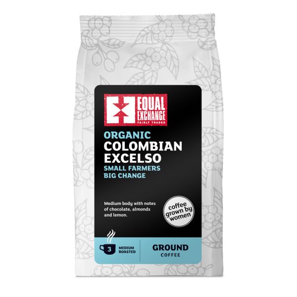 Equal Exchange Organic & Fair Trade Colombian Excelso Roast & Ground Coffee 200g Supply