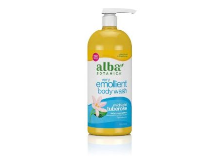 Alba Botanica Very Emollient Body Wash Midnight Tuberose 32 oz Fashion