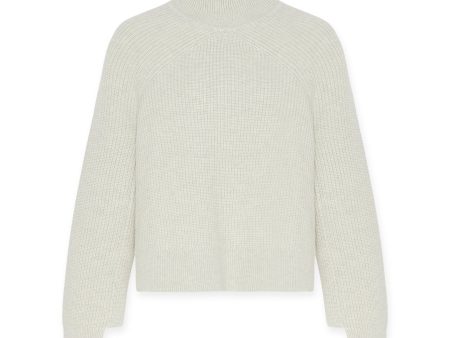 Ribbed Paneled Turtleneck on Sale