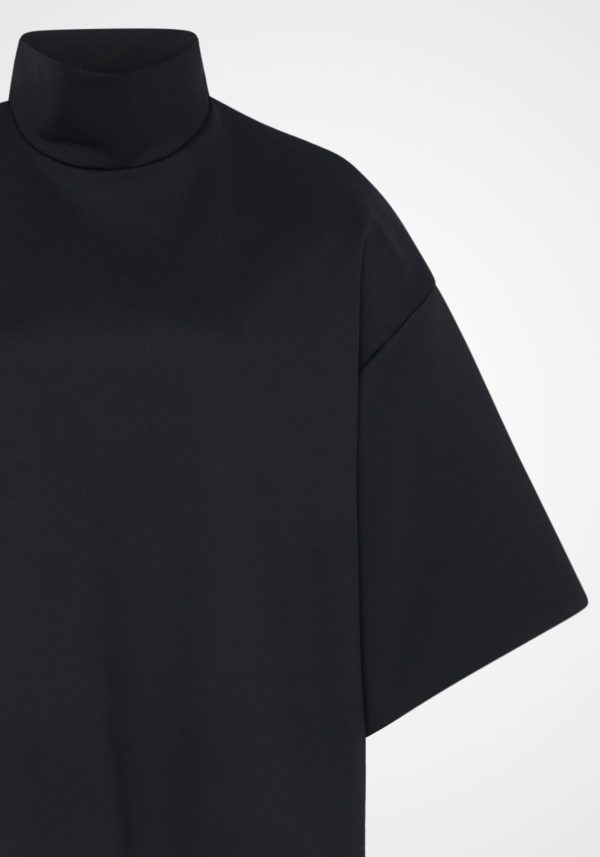 Boxy Turtleneck Top For Cheap