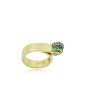 Beau, 14K Yellow Gold, Emerald + Diamond Ring on Sale