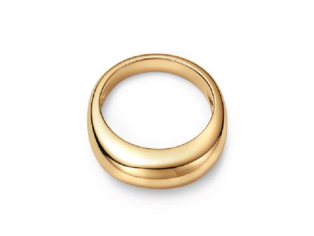 Vaulted, 18K Yellow Gold Ring Supply