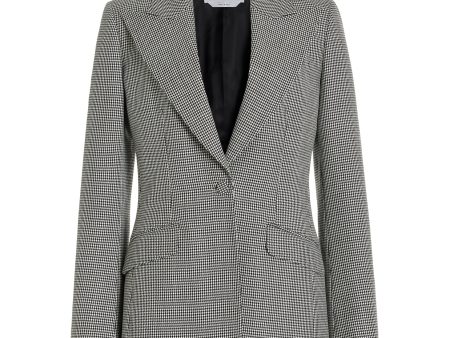 Leiva Blazer Eco Houndstooth Suiting Online now