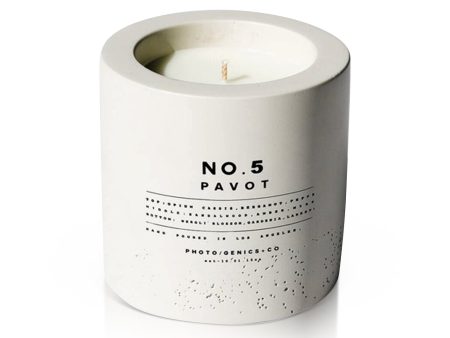 No.5 Pavot Concrete Candle Discount