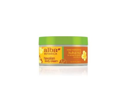 Alba Botanica Kukui Nut Body Cream 6.5 Oz on Sale