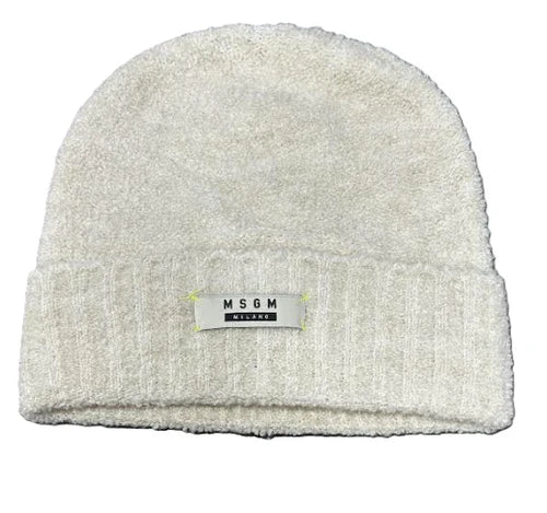 Logo Patch Knitted Beanie For Sale