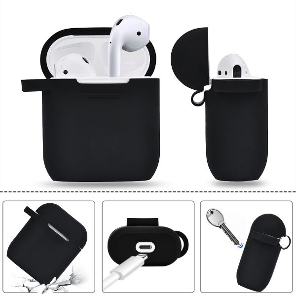 Fashion Case Protector With Decorative Bling Strap and Ball Compatible For Use With Apple AirPods® Fashion