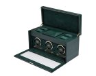 British Racing Triple Watch Winder With Storage Supply