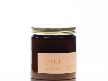 Ginger June Candle Co. JOYFUL - 8 oz Soy Candle For Discount