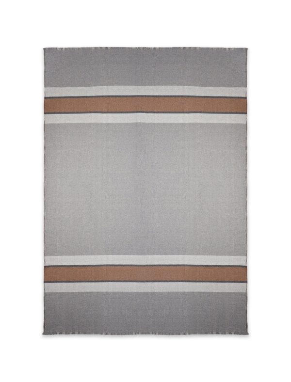 Bach Plaid Doubleface Cashmere Throw Discount