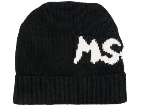 Intarsia Logo Beanie Hat Online