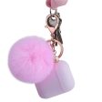 Fashion Case Protector With Decorative Pom Pom Fur Ball Compatible For Use With Apple AirPods® Online Sale