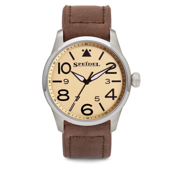 Men s Leather Pilot Watch Collection Discount