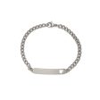 Children’s ID Bracelet with Heart Shaped Cut Out on Sale