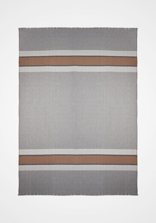 Bach Plaid Doubleface Cashmere Throw Discount