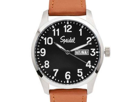 Men s Essential Watch with Leather Band Fashion