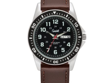 Men s Leather Diver Watch on Sale