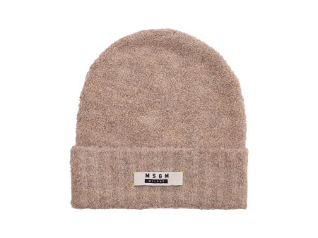 Logo Patch Knitted Beanie For Discount