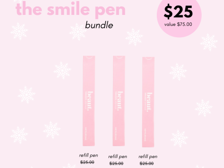 3 single smile pens Cheap