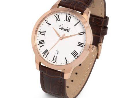 Men s Leather Roman Numeral Watch Collection Sale