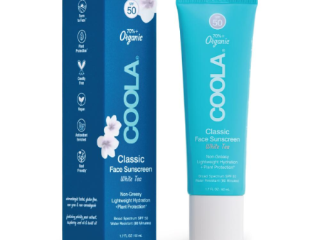 COOLA Classic Face Organic Sunscreen SPF 50 - White Tea Online Hot Sale